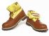 Mens Timberland Roll-top Boots Brown Yellow