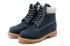 Navy White Timberland 6 Inch Boots For Women