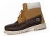 Timberland Custom Varsity Boots Wheat White Brown For Men