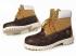 Timberland Custom Varsity Boots Wheat White Brown For Men