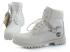 Timberland Mens Custom 6 Inch Boots White Black