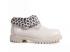 Timberland Mens Roll Top Boots White